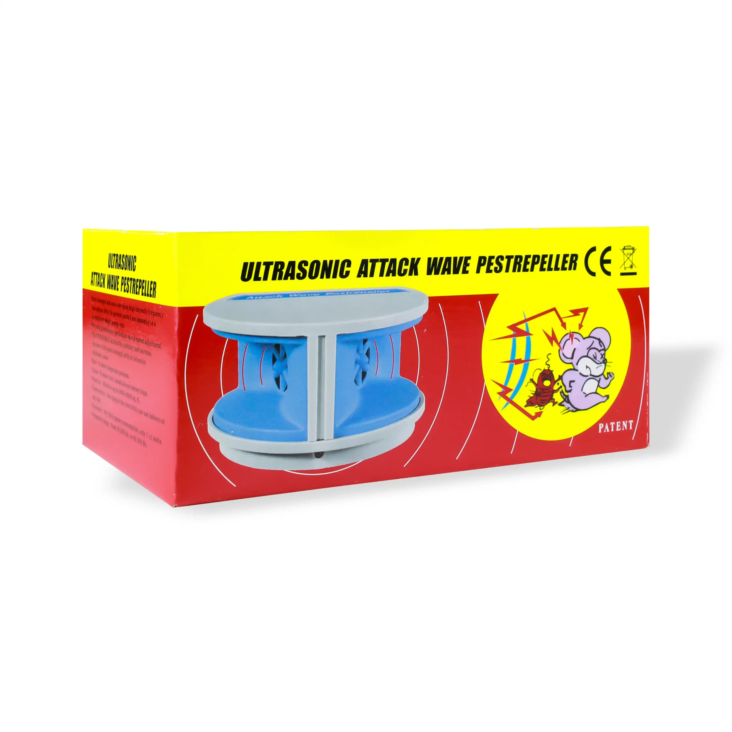 Aparat Ultrasonik kundër brejtësve, 12 x 9 x 7cm